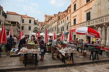 Marknad i Dubrovnik
